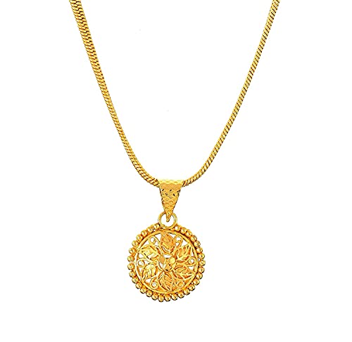 Image of Handicraft Kottage Gold Metal Ganesha's Pendant for Kids women and men's (Pattern 10)