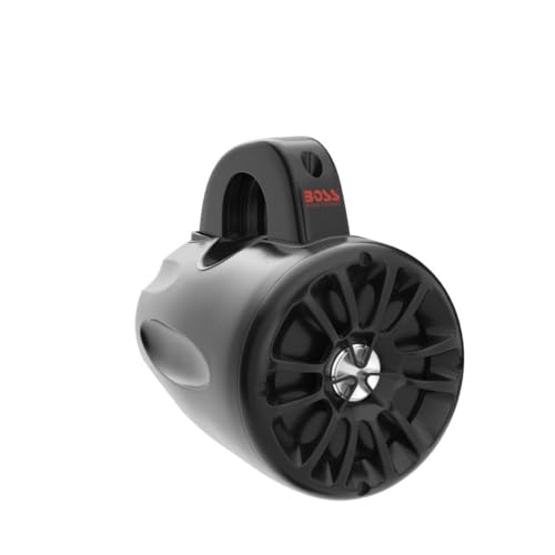 Image of BOSS Audio Systems BM40AMPBT ATV UTV Waketower Speaker System - Bluetooth, 500 Watts of Power Per Pair, 4 Inch Woofer, Full Range, 2 Way, Marine Grade, Weatherproof, Sold in Pairs