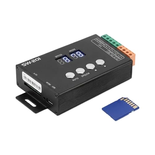 �^�b�`�X�N���[�� DMX512 �R�[�h���C�^�[ SD �J�[�h�}�W�b�N�|�C���g�����E�H�[���E�H�b�V���[ �O���R���g���[���[�����v�G���R�[�_�[(SW201 DMX512)