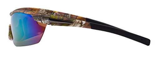 Image of Hornz Polarized Sunglasses Men Camouflage Wrap Around Sport Frame Lightweight