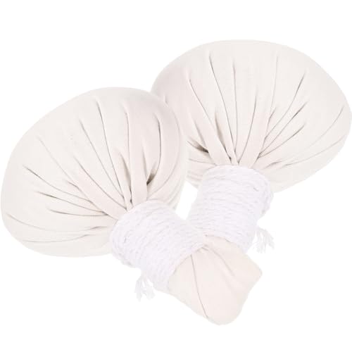BESTYASH 2piezas Bola De Hierbas Pelota De Masaje De Hierbas Bolsa Térmica Para Compresas Calientes y Moxibustión Pelota De Spa Multifuncional Adecuado Para Relajación Hogar
