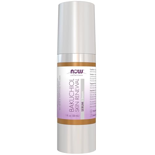 NOW Foods Solutions, Bakuchiol Skin Renewal Serum, Smooth Skin, 1...