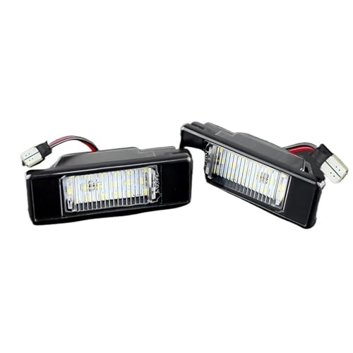 Luces matrícula LED Nissan Qashqai J10 J11 luz placa auto blanca para coche 2007-2018