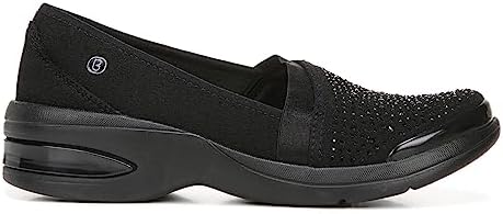 BZees Womens Red-hot Slip-ons Loafer, Black, 11 US | Image 1