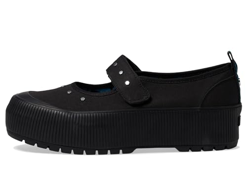 Keds Women's X Monster High Mary Jane Flat, Black, 74