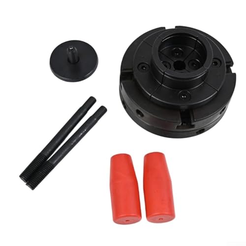 Juego de portabrocas de torno autocentrante de 4 mandíbulas con mandíbulas internas y externas ajustables y portabrocas de tornillo, rosca de 4 pulgadas de 33 x 3.5 mm, compatible con la mayoría de