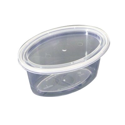 Pactiv E503 Ellipso Translucent 3 Oz. Cup with Lid - 500 / CS