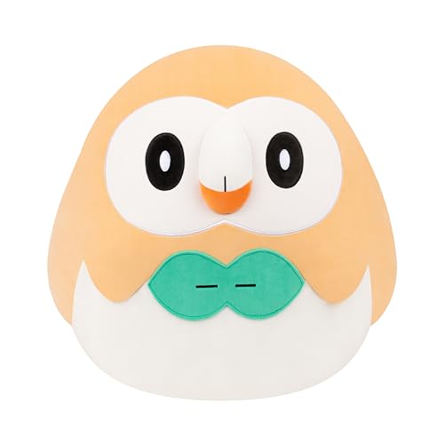 Squishmallows Original 20in Rowlet Pokémon Plush - Ultrasoft Official Jazwares Plush (Jumbo)
