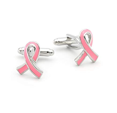 Gemelos para Camisa Símbolo Cuidado Cáncer Rosa miniatura 2