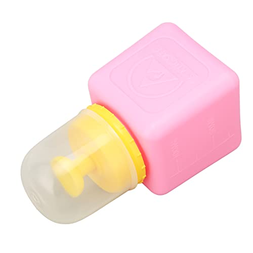 Botella de Bomba para Removedor de Esmalte de Uñas, Dispensador de Bomba de Empuje hacia Abajo Lindo Rosa Forma de Botella de Bebé Portátil para Alcohol para Esmalte de Uñas para Removedor