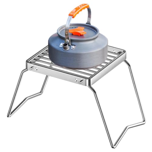 Parrilla fabricada en acero inoxidable, altura regulable