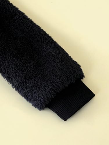 Boys Hoodie Jacket Kids Zipper Hooded Long Sleeve Autumn Winter Coats Color Blocking Splicing Outerwear for 4-7 Years4