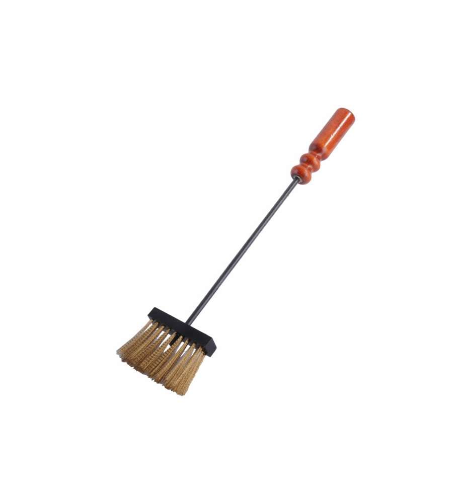 Mille Scopino Camini Ottonato Impugnatura Legno - 4