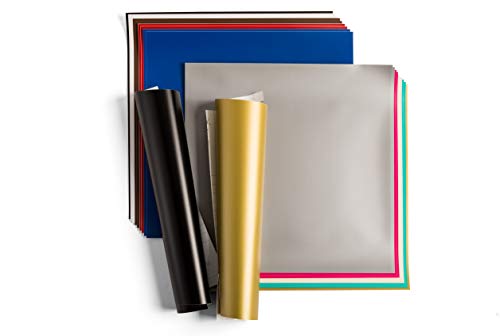 Cricut Premium Vinyl - Removable, 12” x 12” Adhesive Decal Sheets - Variety