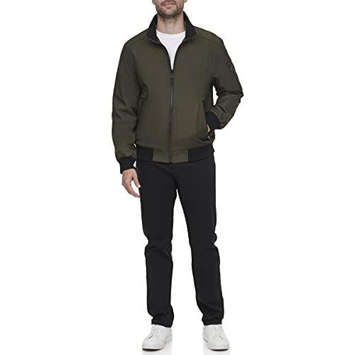 Image of Calvin Klein Men's Winter Coats - Sherpa-lined Hooded Soft Shell Jacket