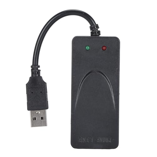 Modem fax externe USB 56K pour PC portable Linux et Windows avec protocole de données RJ11 intégré
