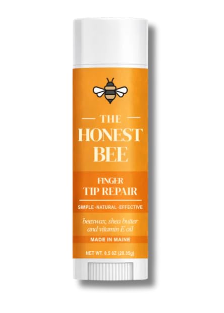 Finger tip Crack Repair by The Honest Bee 100% natural relief for split fingers made with Beeswax