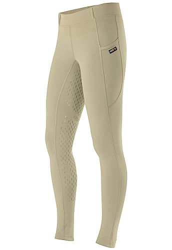 Kerrits Women's Ice Fil Full Seat Horse Riding Tights – Breathable, Cooling Equestrian Summer Tights, Pockets, Belt Loops3