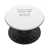 divertente ho provato così duro e ho ottenuto il divano popsockets popgrip intercambiabile
