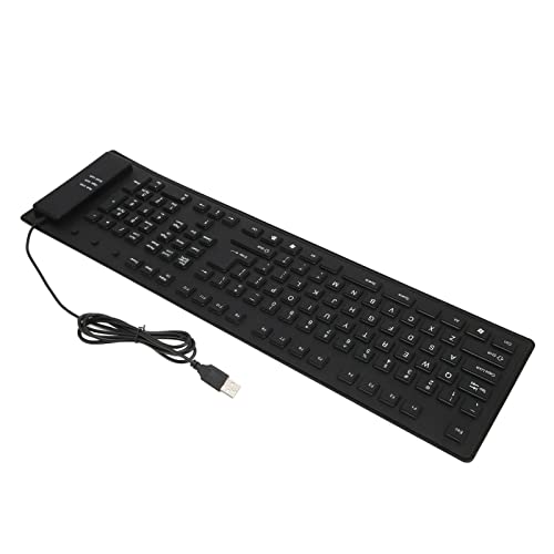 Café renversé ? Clavier étanche en silicone pliable USB pour travailler sans stress au bureau