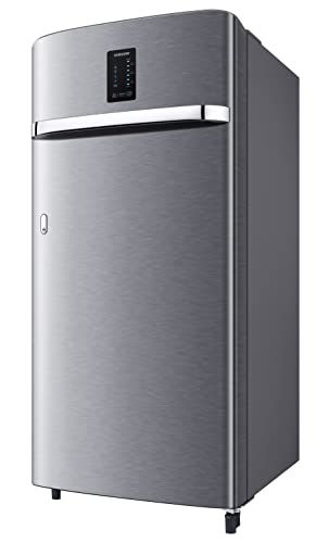 Image of Samsung 189L 5 Star Inverter Direct-Cool Single Door Digi-Touch Refrigerator Appliance (RR21C2E25S8 /HL,Elegant Inox)