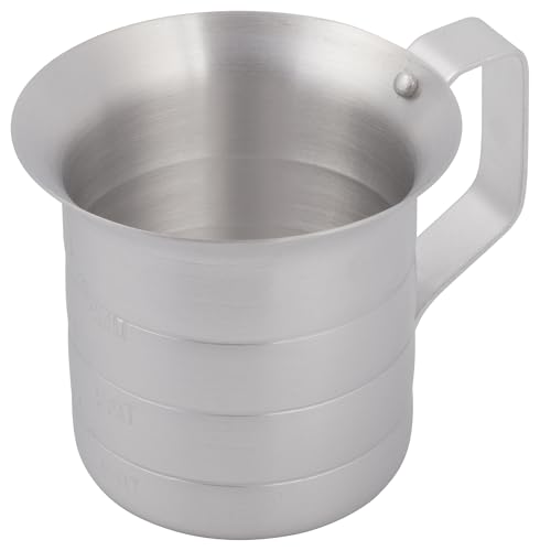 Vaso medidor de aluminio 1/2 cuartos miniatura 1