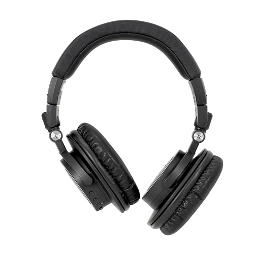 audio-technica, FONE DE OUVIDO AUDIO-TECHNICA PROFISSIONAL P/MONITORAMENTO SEM FIO- ATH-M50XBT2, Preto glide