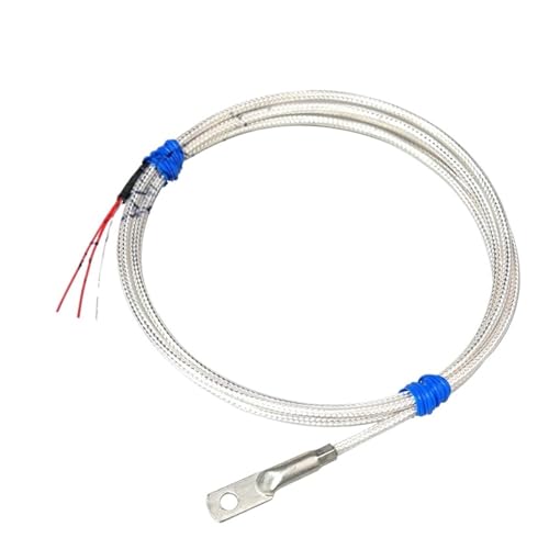 Termistor de platino Pt100 industrial con junta de termopar y cable de alta resistencia de 3M