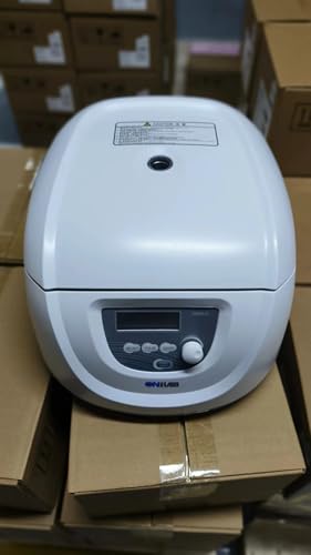 ONiLAB Lab benchtop Centrifuge Machine 8x15mL, 12x10mL/7mL/1.5-5ml, Digital Desktop Lab Centrifuge, Timer 30sec-99min, Speed 300-4500rpm(Max. 2490xg)