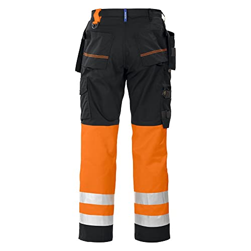 Pantalon cargo homme confortable taille 52 orange noir