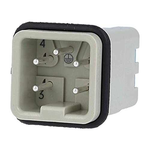Insert mâle Harting Han 4A 09200042633 connecteur 4 broches 400V