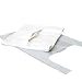 Produktbild 2000 Hemdchen Tragetaschen 28 + 14 x 48 cm weiß 12 my