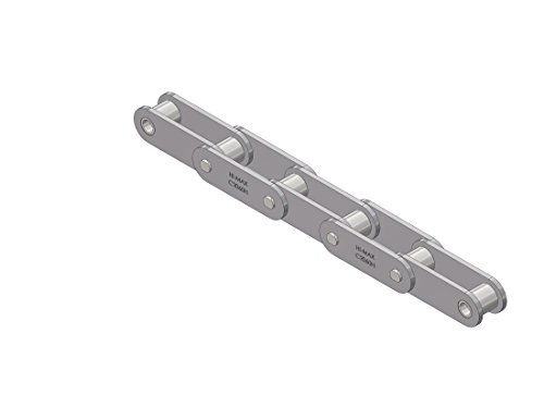 Senqcia Hi-Max C2060HMRB Riveted Double Pitch Chain, 10" Length, 1-1/2" Pitch (Pack of 10)