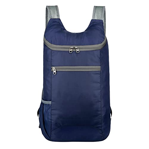 FGUUTYM Mochila de senderismo plegable para exteriores, bolsa de viaje personalizada con bolsa de deporte, gimnasio, hombre, ligera, mochila de senderismo, mochila grande (Z3-BU1, talla única) FGUUTYM Mochila de senderismo plegable para exteriores, bolsa de viaje personalizada con bolsa de deporte, gimnasio, hombre, ligera, mochila de senderismo, mochila grande (Z3-BU1, talla única)