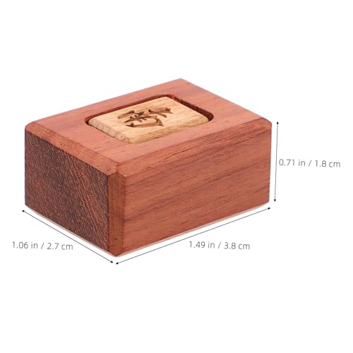 Indicador de viento de Mahjong de madera para juego miniatura 2