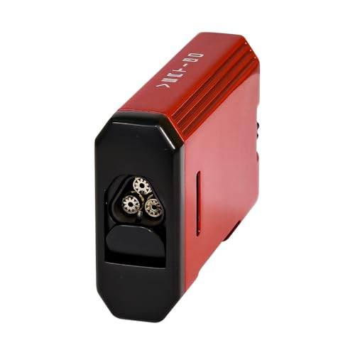 Encendedor Vertigo Intrigue Triple Torch Rojo miniatura 2