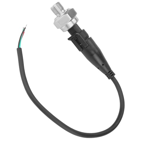 Sensor de Transductor de Presión G1/4 ', Sensor de Presión de Acero Inoxidable DC 5V para Agua, Aire, Gas, Combustible, Diesel(0-200Psi)
