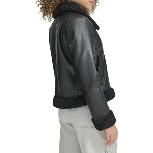 Levi's Women's Faux Shearling Aviator Jacket3