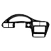 Accuform 2000-2005 Chevy Cavalier Instrument Bezel Cover