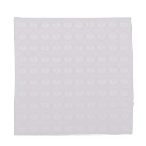 Preisvergleich Produktbild FLAMEER 64 Stück Durchsichtige Gummipuffer Fußpufferpolster, 12 Mm, Transparente Möbelpufferpunkte Geräuschdämpfung für Schubladen, Türschutz