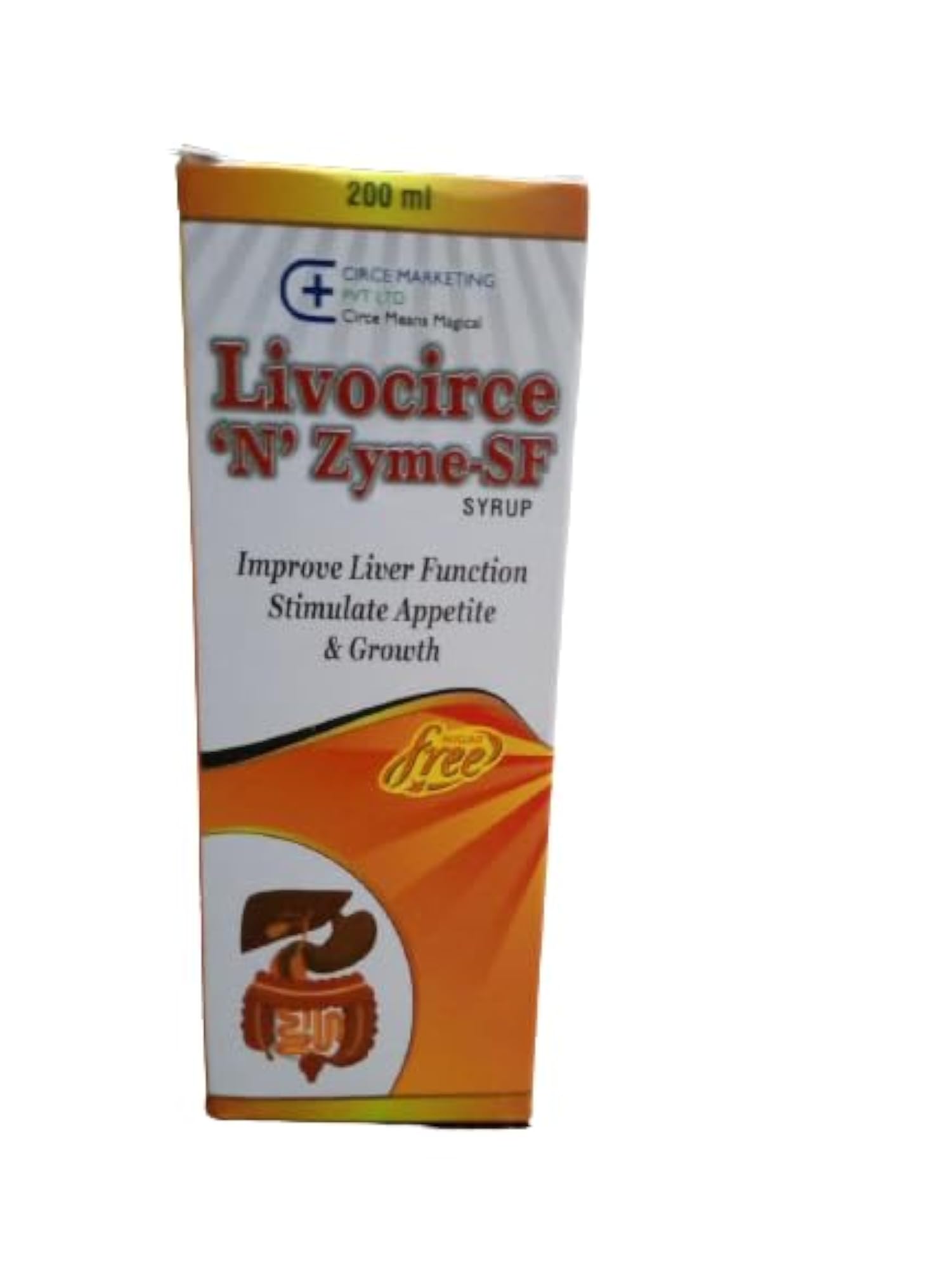 CIRCE MARKETING Livocirce 'N' Zyme-SF Syrup, 200ml