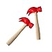 Toddmomy 2Pcs Wooden Hammer Toys Simulation Hammers Maintenance Tools Toys Pretend Play Educational Toys for Kids Children
