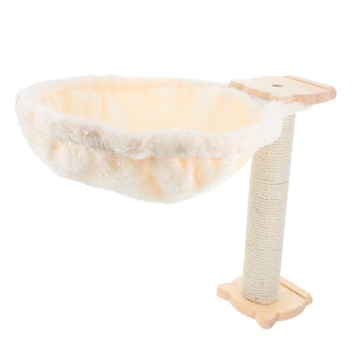 WEKAMOS Katzenhängematte im Löffel Design mit Kratzpfosten