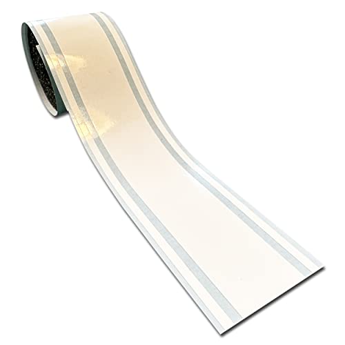3'x72' Vinyl Racing Stripes Decal Car Boat Trailer Sticker Pinstripes Tape (White)