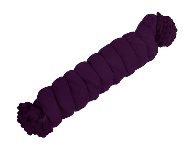 Solid Pure Cotton Dupatta with Pom Pom Border 2.25 Meters-image-25