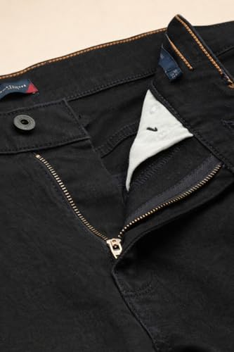 Image of Louis Philippe Men's Smart Fit Stretch Fabric for Comfort Premium Wash Aesthetic Authentic Twill and Durable Jeans