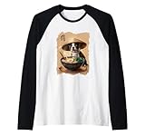 Photo Gallery uomini donna kawaii mangiare ramen giapponese boston terrier maglia con maniche raglan Photo Gallery uomini donna kawaii mangiare ramen giapponese boston terrier maglia con maniche raglan
