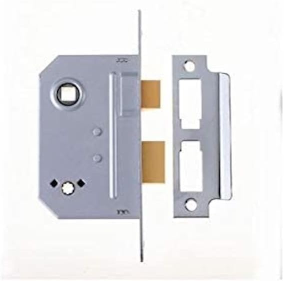 Yale P-M236-CH-63 Bathroom Sashlock, Visi Pack, Suitable for Internal Doors or Bathroom Doors, Chrome Finish, 2.5 Inch/64 mm