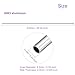 DMiotech 4Pack (11mm OD x 9.2mm ID) 6061 Aluminum Round Tube 36 Inch Length Industry Metal Tubing for Machinery Frame Construction DIY Projects