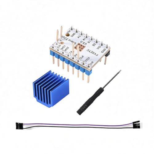 Image of TMC2209 V3.0 Stepper Motor Driver Module with Heatsink - Silent 2.8A Driver for 3D Printers, CNC & RepRap RAMPS 1.4